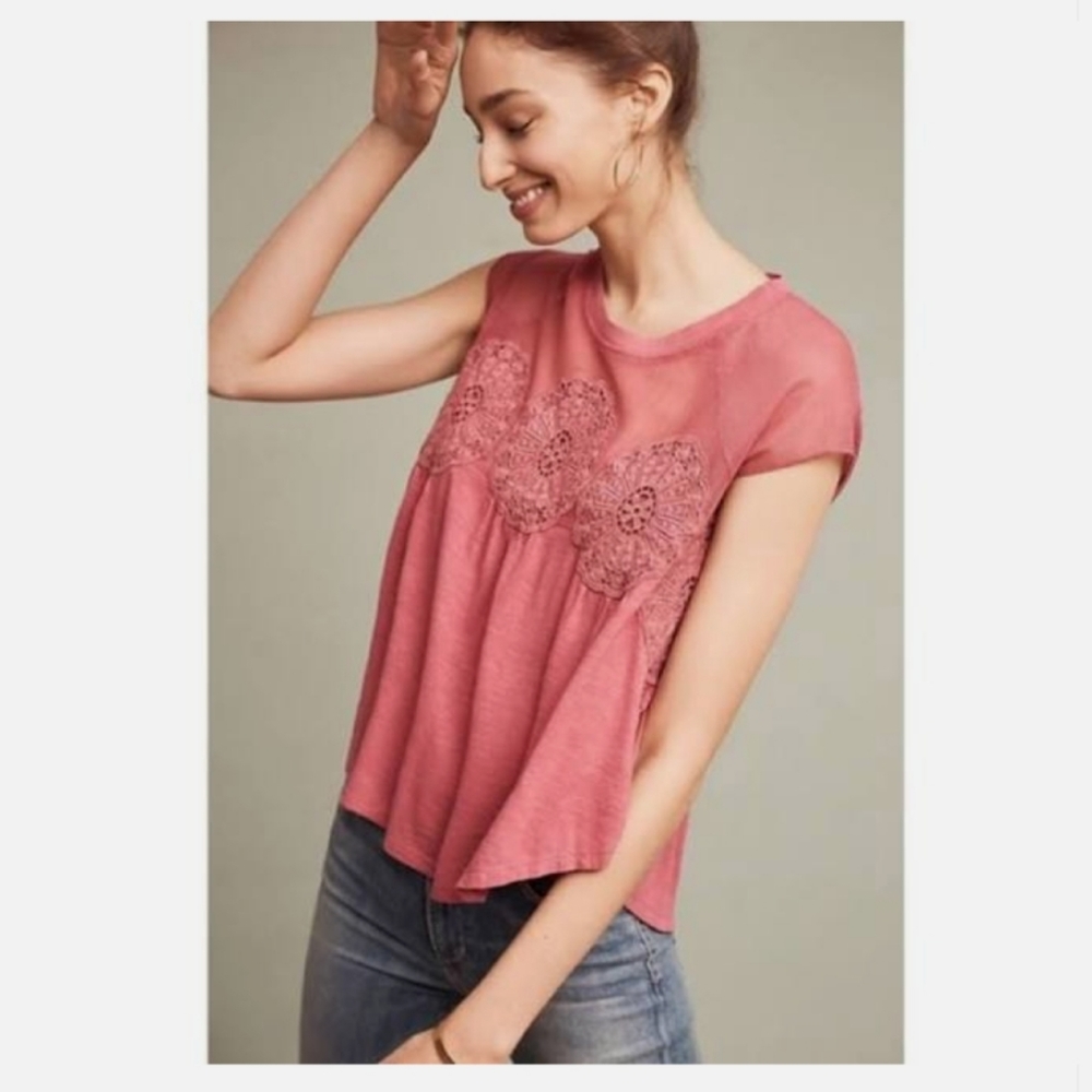 Meadow Rue Mesh Medallion Swing Top